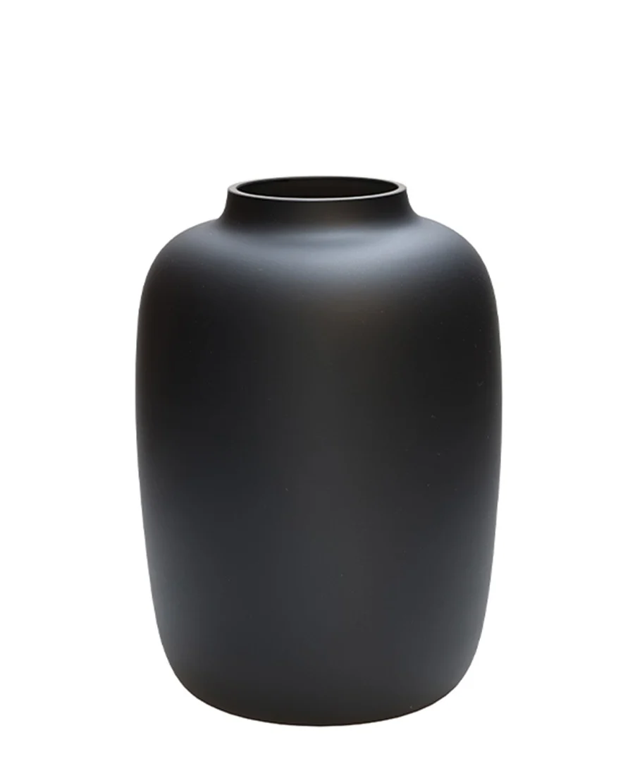 Vaas Artic mat zwart | Vase The World
