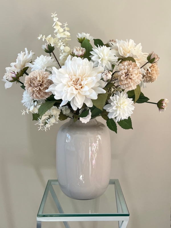 Zijden bloem  boeket naturel