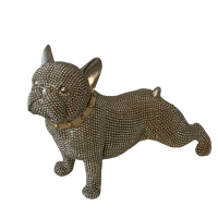 Sculptuur Bulldog glinster goud
