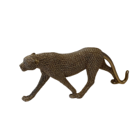 Sculptuur panter glinster goud