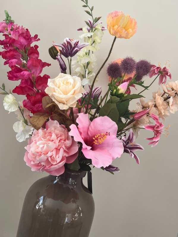 Zijden bloem Boeket Tropical