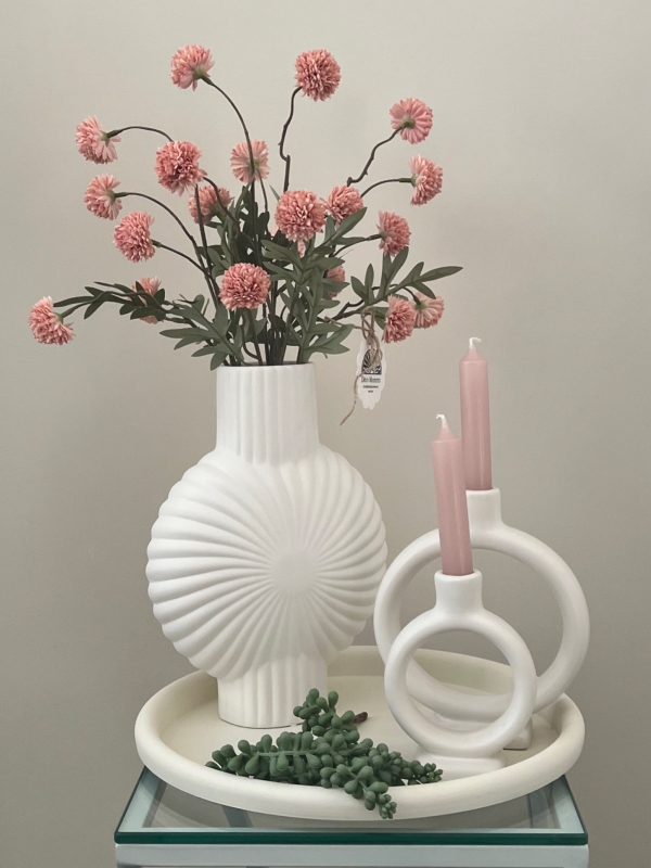 Tafeldecoratie set oud roze