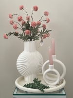 Tafeldecoratie set oud roze