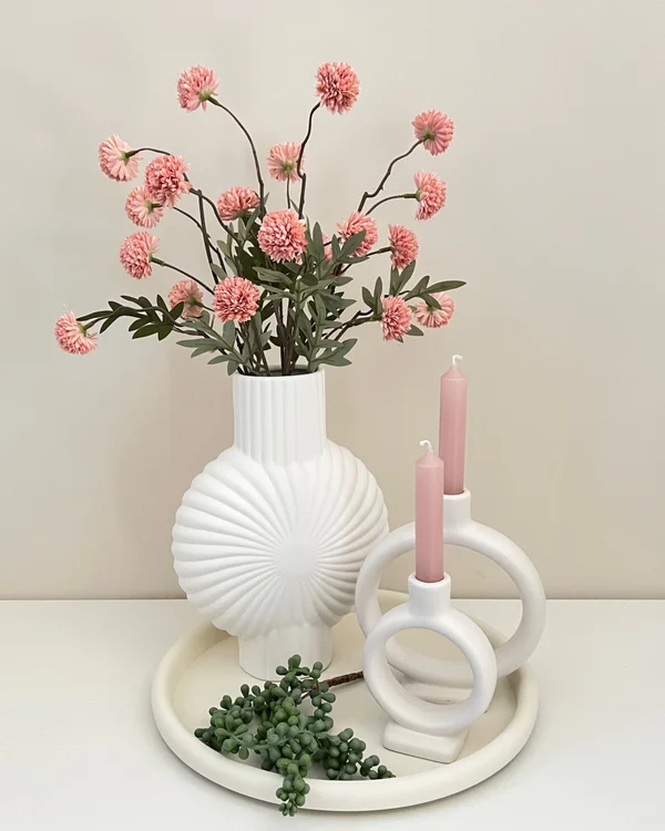 Tafeldecoratie set oud roze
